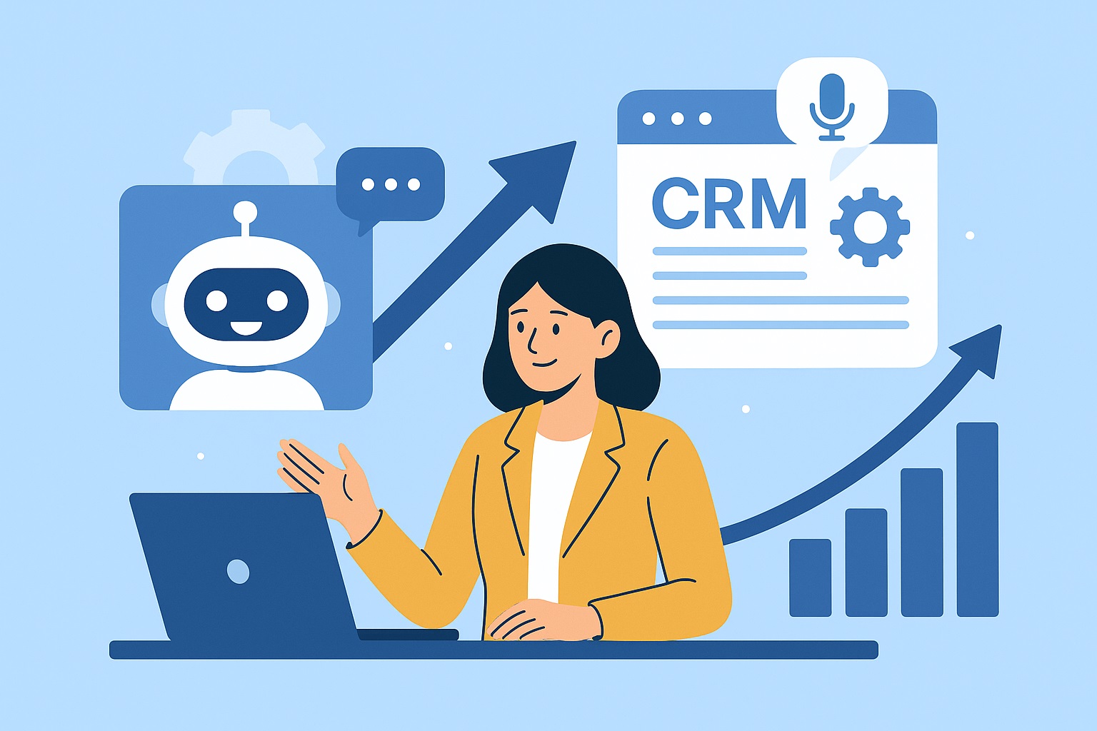Revolutionizing Business with AI Chat and CRM Automation- Integrating AI Voice for Seamless Operations