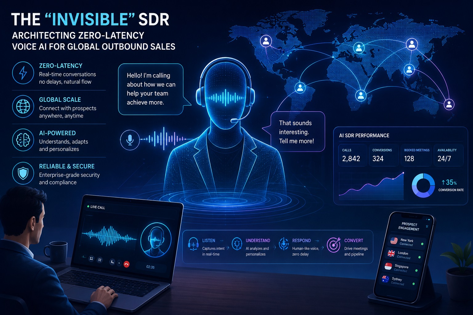 Architecting Zero-Latency Voice AI for Global Outbound Sales