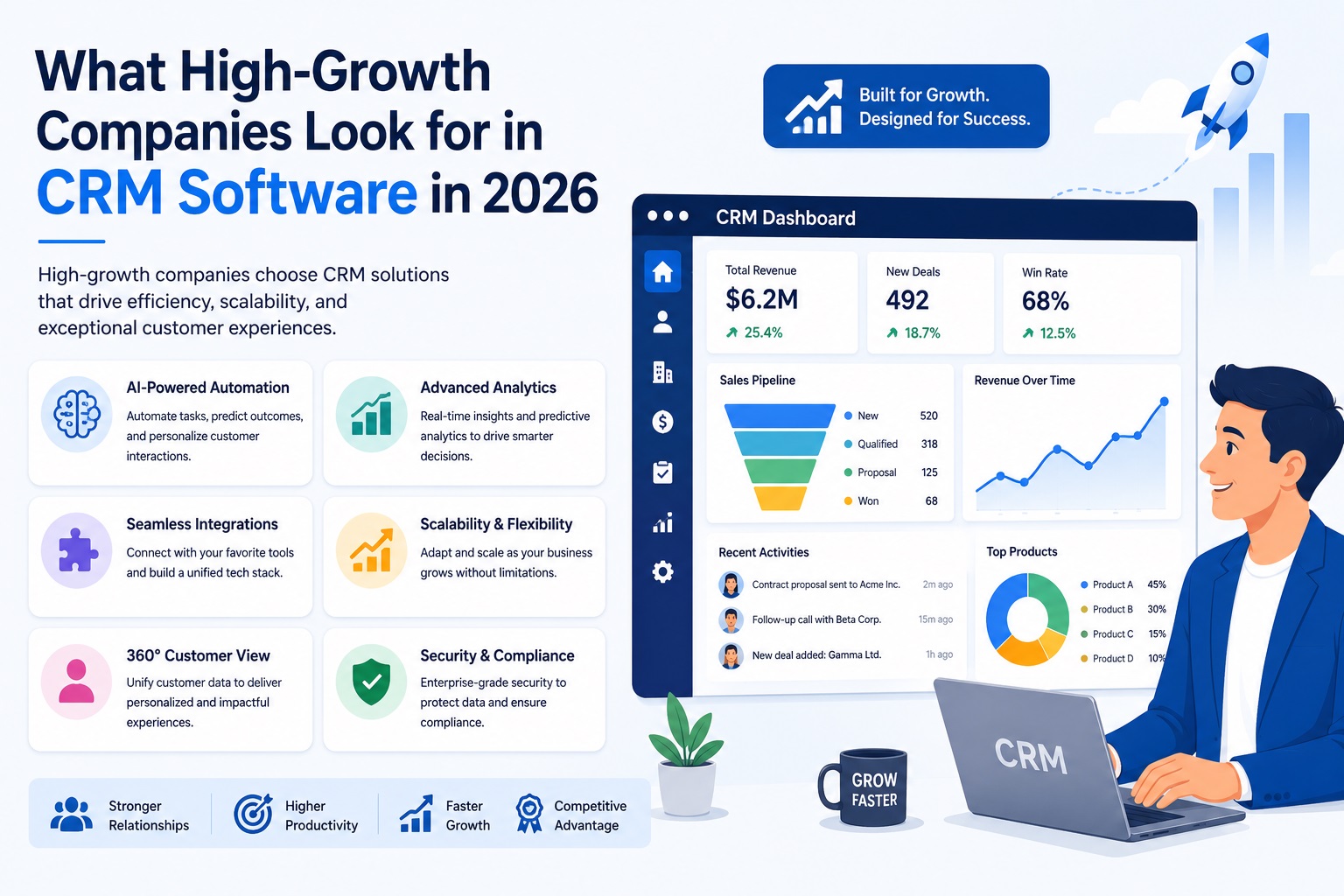What High-Growth Companies Look for in CRM Software in 2026