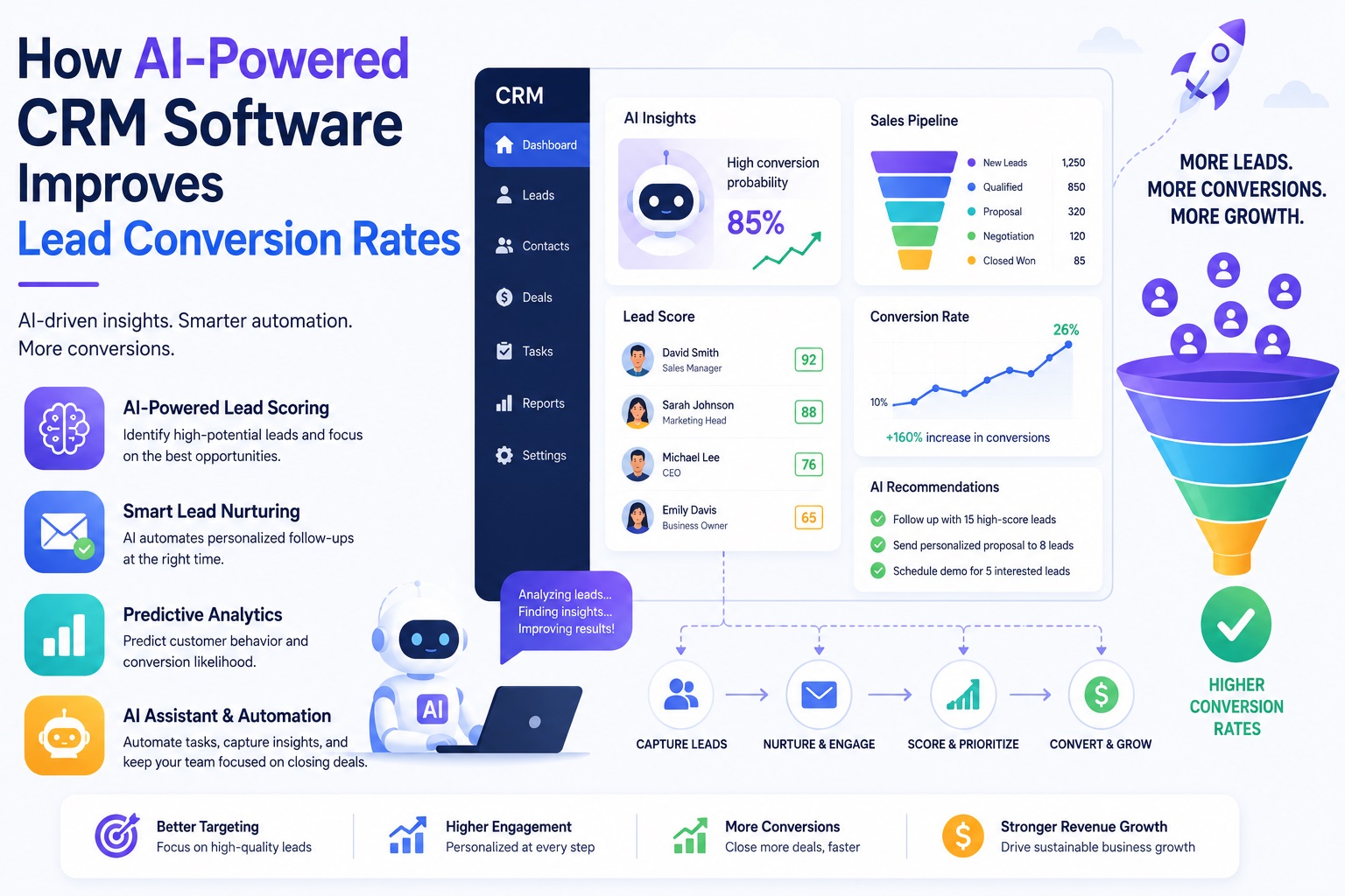 How AI-Powered CRM Software Improves Lead Conversion Rates
