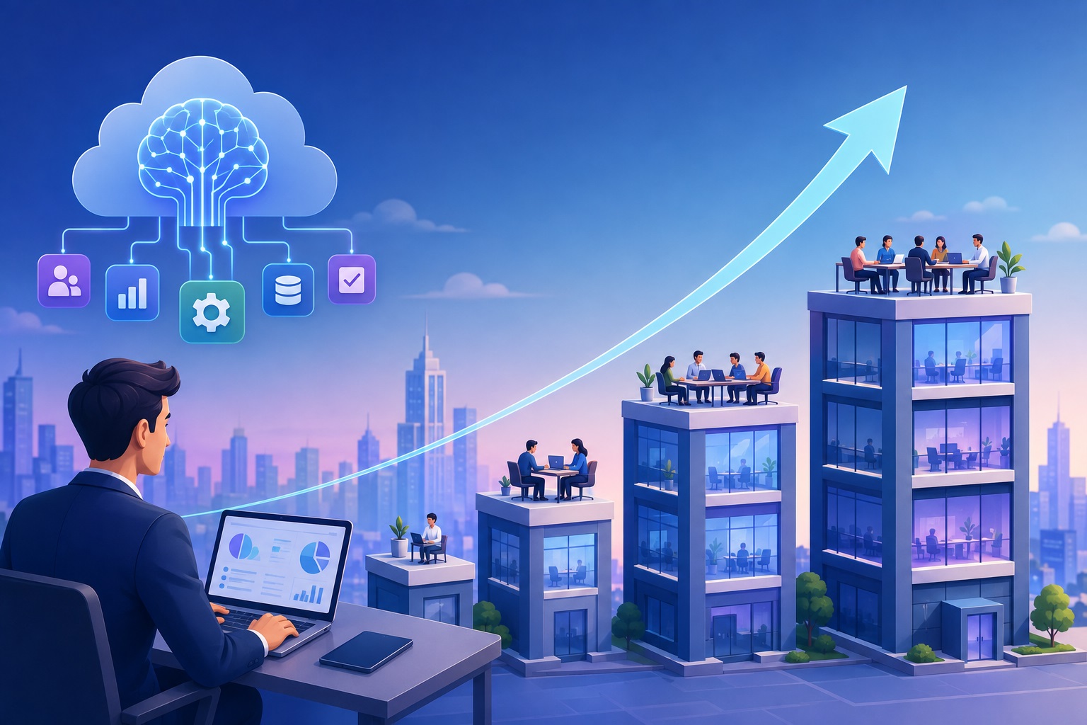 How AI Business Platforms Scale as Your Company Grows