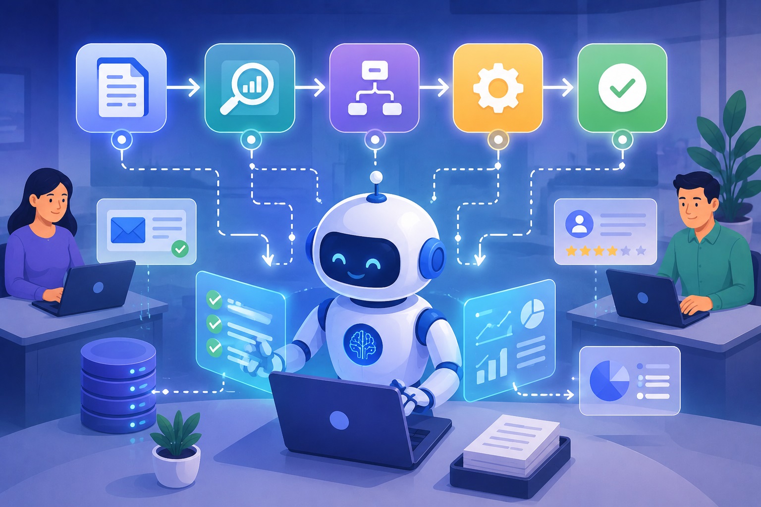 How AI Agents Handle Multi-Step Business Processes