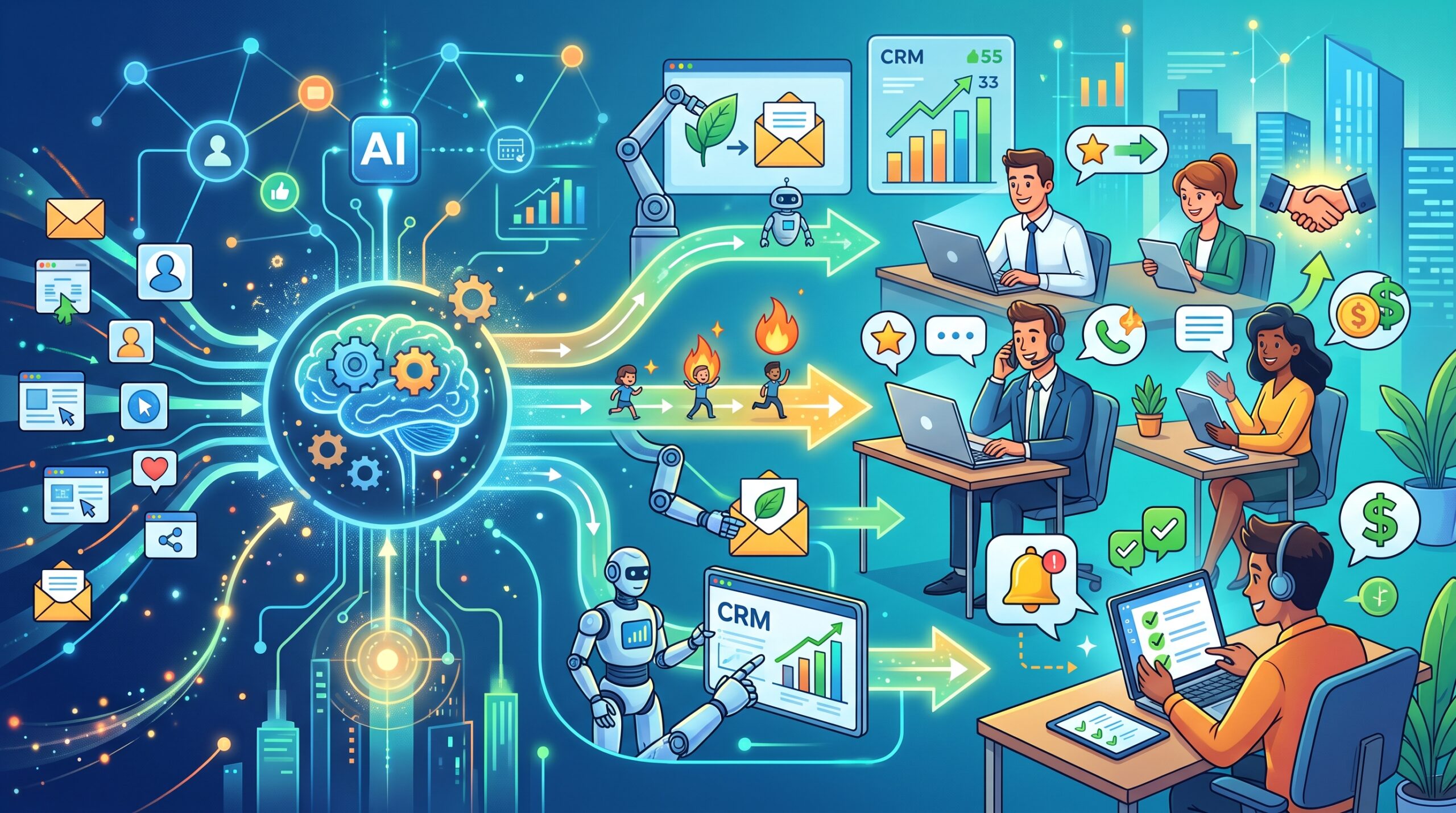 How AI CRM Automation Delivers Actionable Sales Workflows